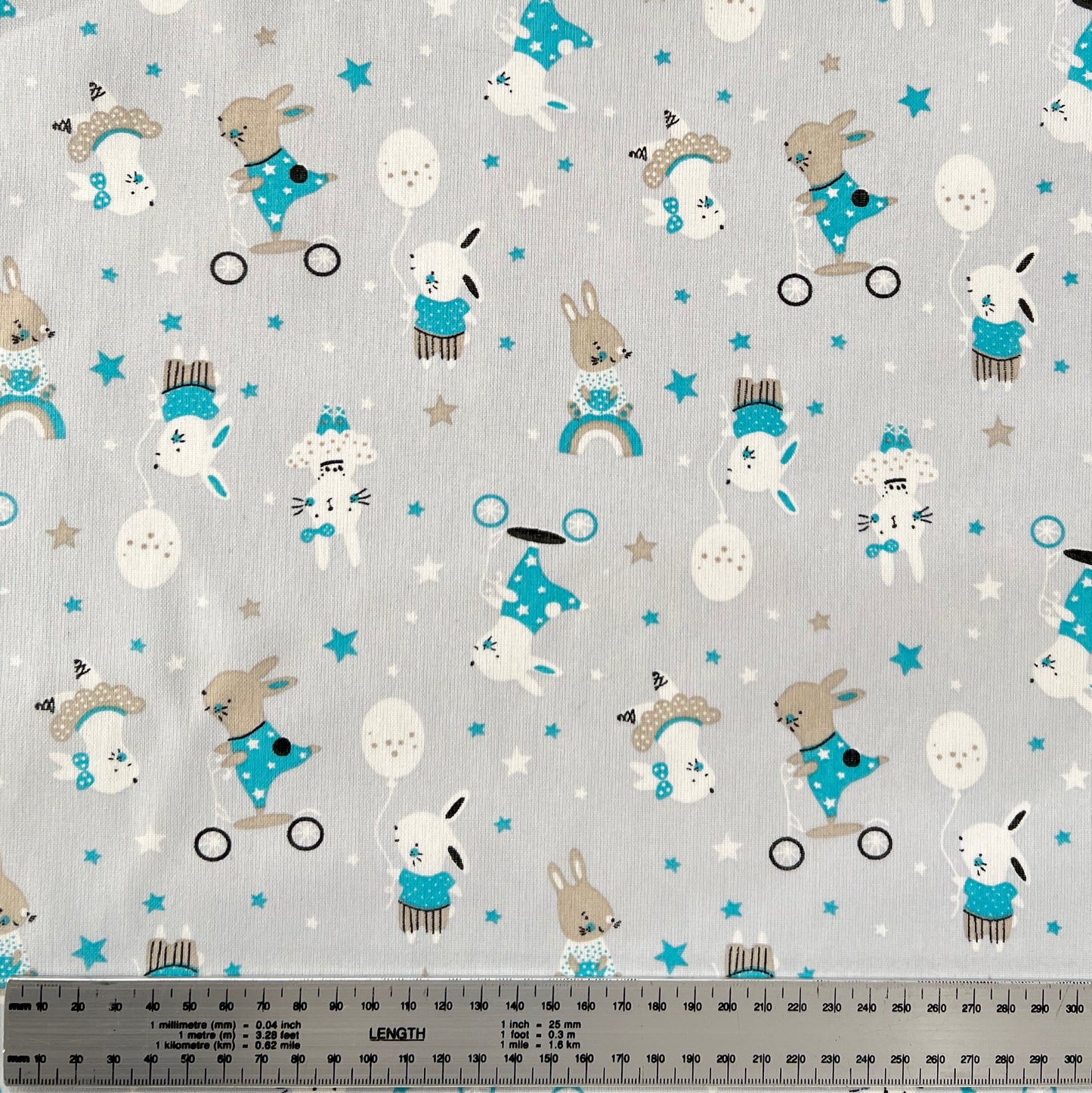 Multiusos Conejitos Celeste