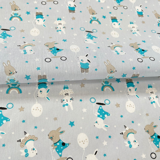 Multiusos Conejitos Celeste