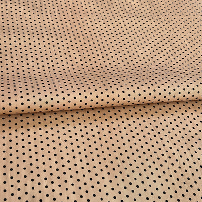 Gabardina c/Lycra Lunares Tostado