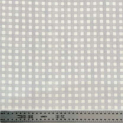 Tusor Cuadrillé Gris 1.50mts