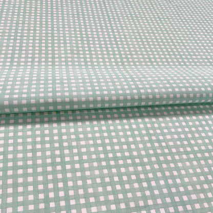 Tusor Cuadrillé Verde 1.50mts