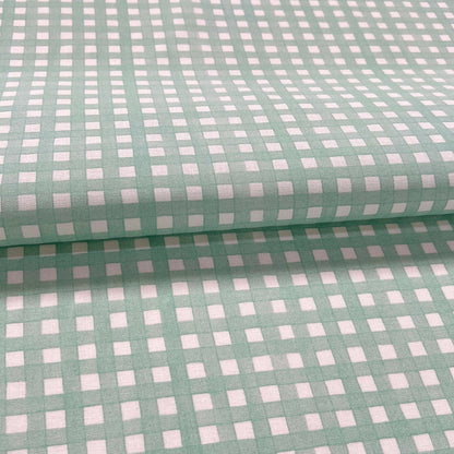 Tusor Cuadrillé Verde 1.50mts