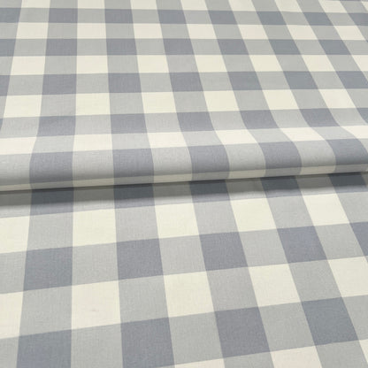 Tusor Cuadros Gris 1.50mts