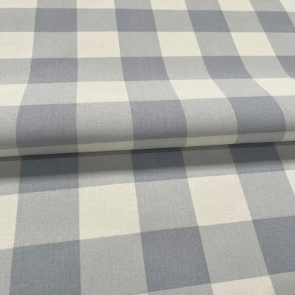 Tusor Cuadros Gris 1.50mts