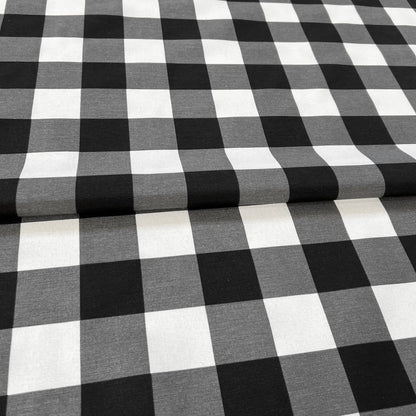 Tusor alg/pol Cuadros Negro