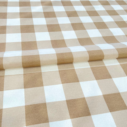 Tusor alg/pol Cuadros Beige