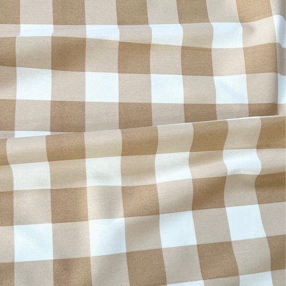 Tusor alg/pol Cuadros Beige