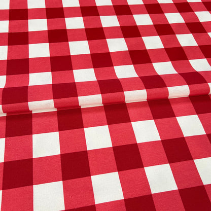 Tusor alg/pol Cuadros Rojo