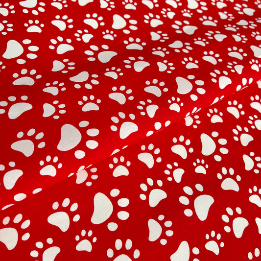 Lona Patitas Roja