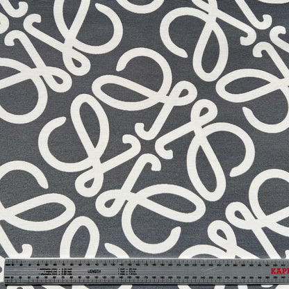 Lona Monograma Fondo Gris
