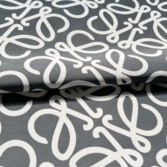 Lona Monograma Fondo Gris