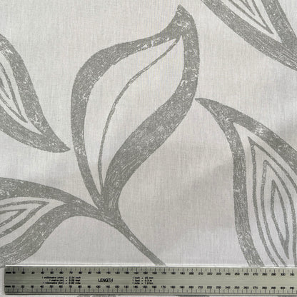 Percal Hoja Gráfica Ceniza 140h
