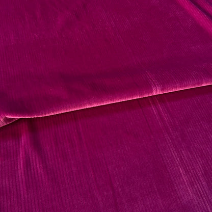 Velvet Rayado Magenta