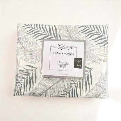 Sábanas Hoja Selva 144h