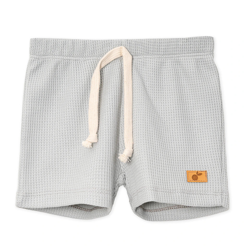 Short Waffle Gris Claro
