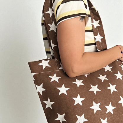 Bolso Estrellas Chocolate
