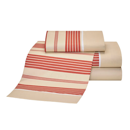 Sábanas Red Stripe 144h Full