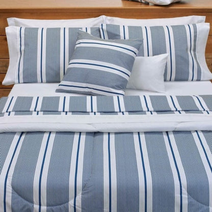 Sábanas Blue Stripe 144h Full