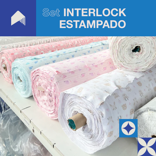 Set Interlock Estampado