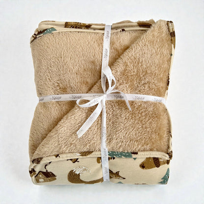 Manta Abercrombie Osos 1 y 1/2 pl.