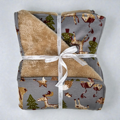 Manta Abercrombie Osos 1 y 1/2 pl.