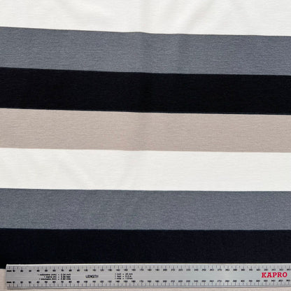Piqué Rayado Beige