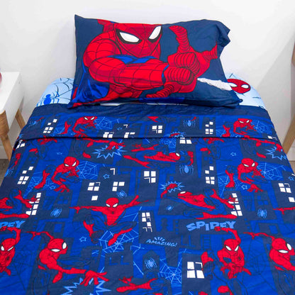 Sábanas Spiderman 1 y 1/2 pl.