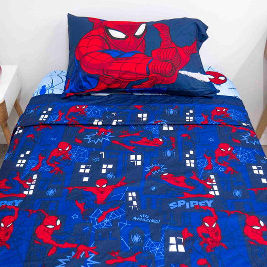 Sábanas Spiderman 1 y 1/2 pl.