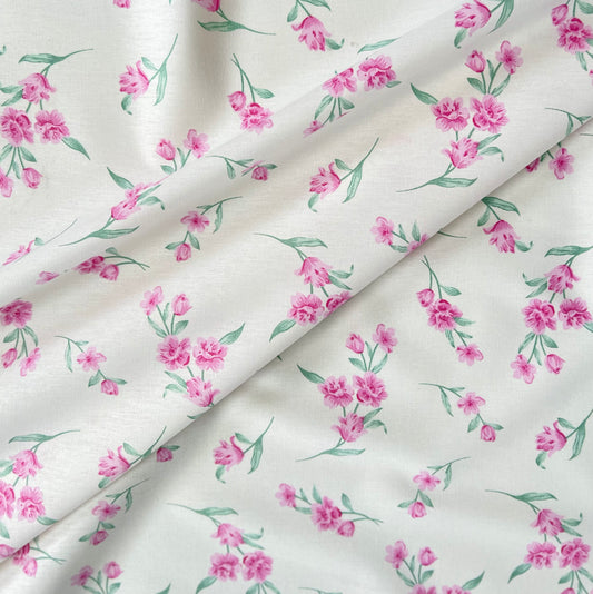 Percal Ramillete Rosa 140h