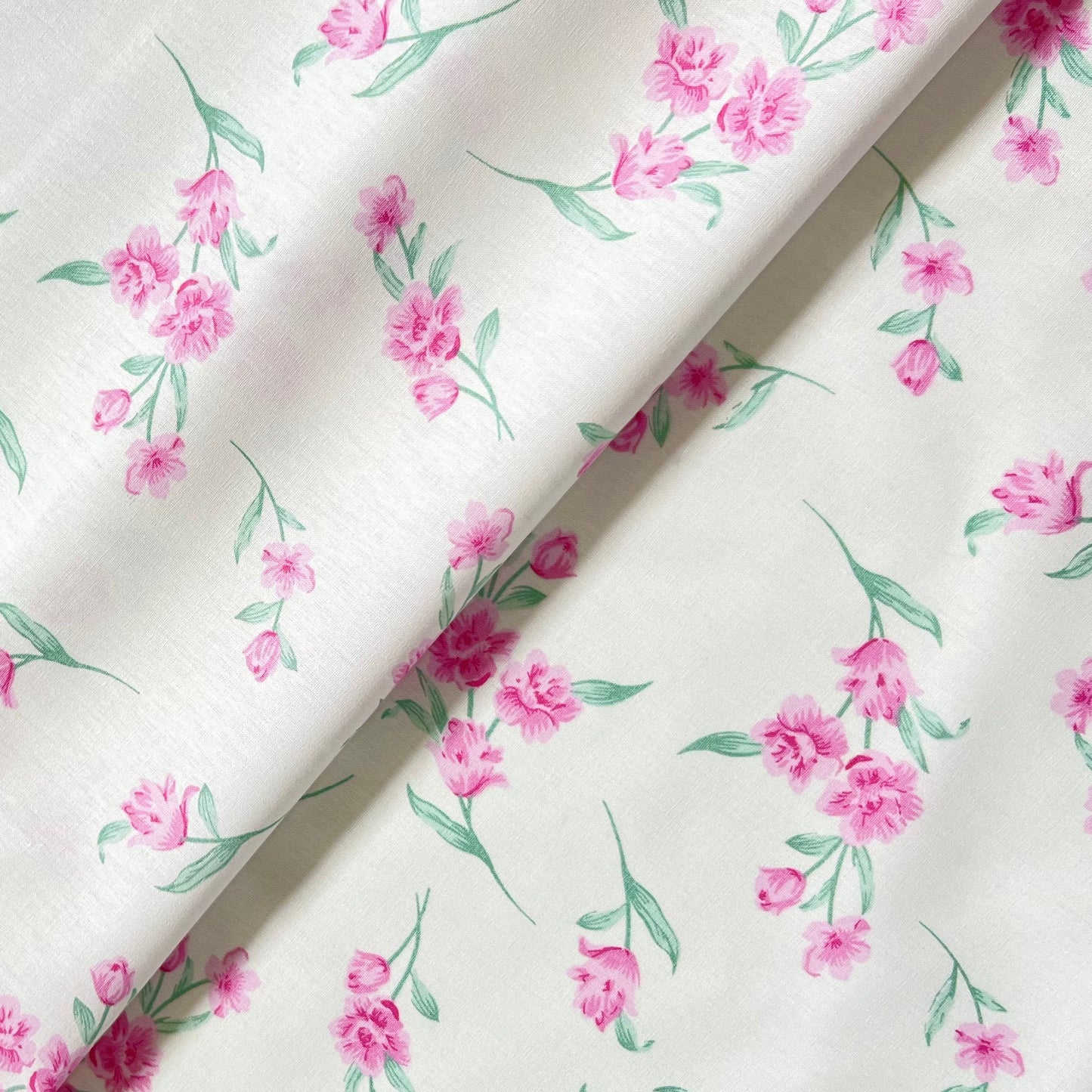 Percal Ramillete Rosa 140h