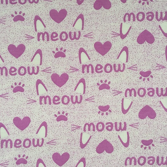 Jersey 30/1 Meow Lila